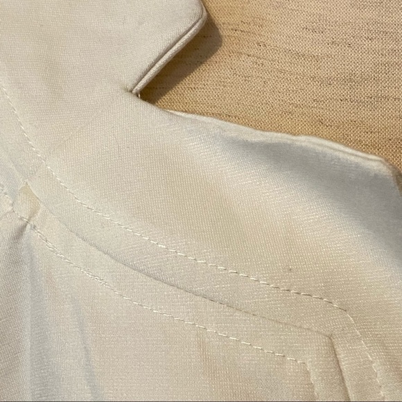 Sharagano‎ ivory sleeveless dress tie belt NWT 14W - Picture 10 of 11